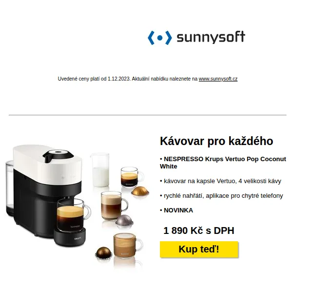 Sunnysoft: Nadílka na 1. advent – prosinec 2023 | Nuslet.cz