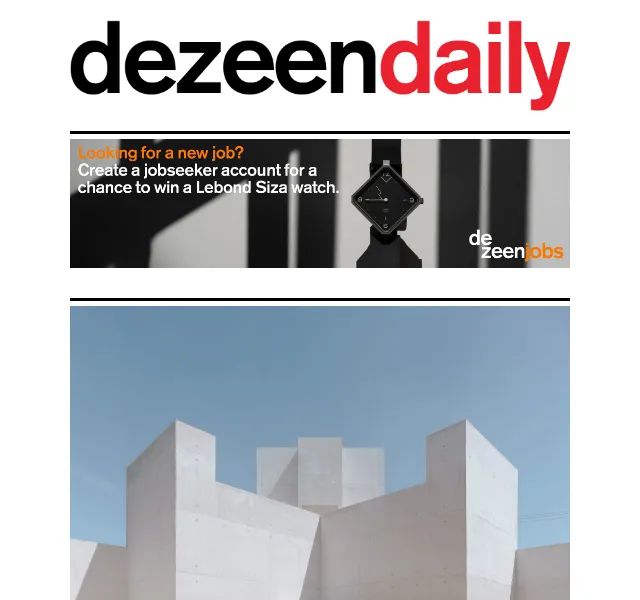 Dezeen Daily: Architektura a design – červenec 2026 | Nuslet.cz