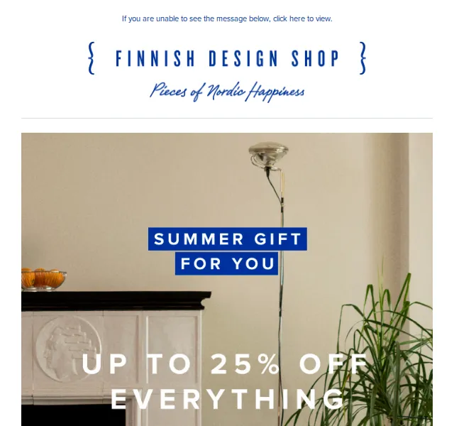 Finnish Design Shop: letní slevy až 25 % – červenec 2026 | Nuslet.cz