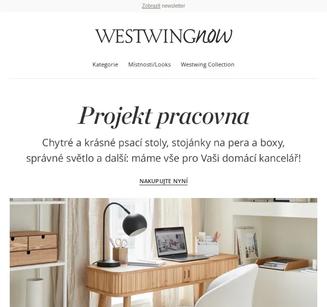 WestwingNow: Nábytek do pracovny a kuchyně – červen 2026 | Nuslet.cz