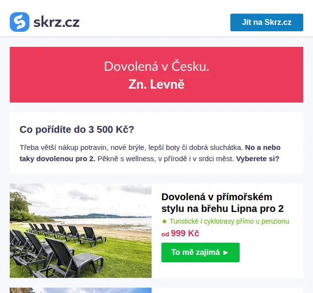 Vánoce na Skrz: Pobyt na břehu Lipna od 999 Kč – červenec 2026 | Nuslet.cz