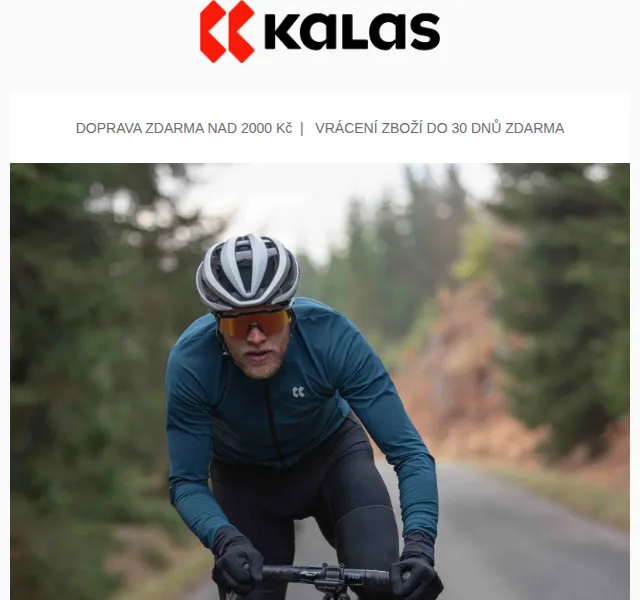 KALAS Sportswear: Sleva až 40 % na membránové bundy – červen 2026 | Nuslet.cz