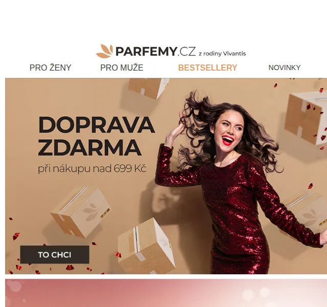 Parfemy.cz: Doprava zdarma nad 699 Kč – červen 2026 | Nuslet.cz