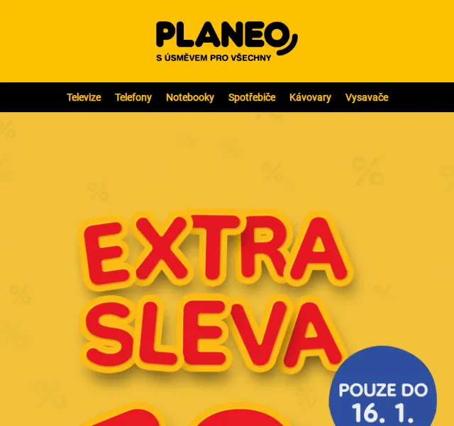 Planeo: Extra sleva 10 % na vybrané velké spotřebiče – červen 2026 | Nuslet.cz
