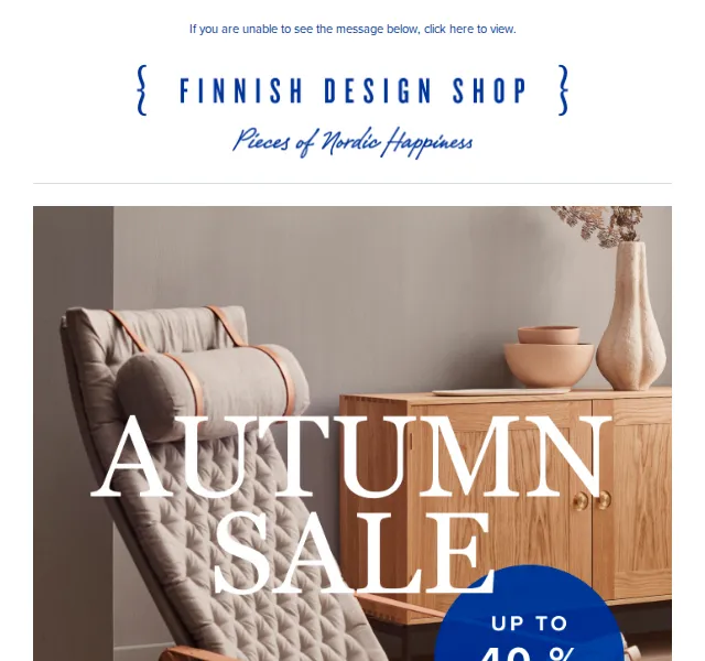 Finnish Design Shop: 10% extra sleva Autumn Sale a Outlet – říjen 2026 | Nuslet.cz
