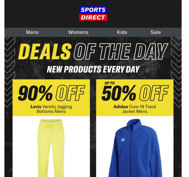 Sportsdirect: Sleva 90 % na Levi's® Joggers za 5,50 £ – červenec 2026 | Nuslet.cz