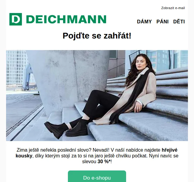 Deichmann: Zimní obuv -30 % – duben 2026 | Nuslet.cz