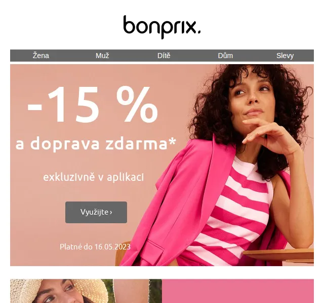 bonprix: 15% sleva na udržitelnější plavky – červen 2026 | Nuslet.cz