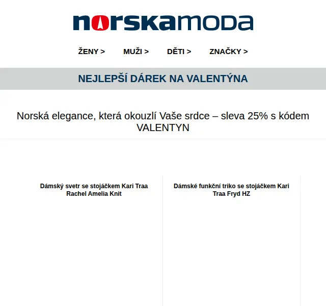 Norskamoda: Sleva 25 % na norskou módu – červenec 2026 | Nuslet.cz