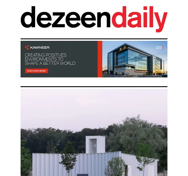Dezeen Daily: Novinky z architektury a designu – červenec 2026 | Nuslet.cz