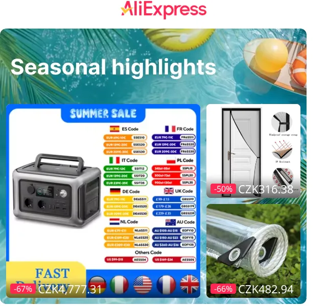 AliExpress: Slevy až 72 % – červen 2026 | Nuslet.cz