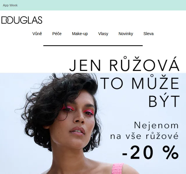 Douglas CZ: 20% sleva v aplikaci – Douglas App Week – červenec 2026 | Nuslet.cz