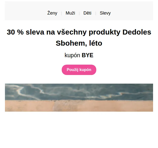Dedoles: Sleva 30 % na vše – červen 2026 | Nuslet.cz