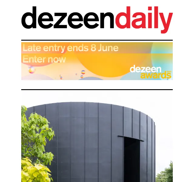 Dezeen Daily: Theaster Gates Serpentine Pavilion – červen 2026 | Nuslet.cz