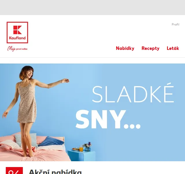Kaufland: Pyžama a noční košile z bio bavlny – říjen 2021 | Nuslet.cz