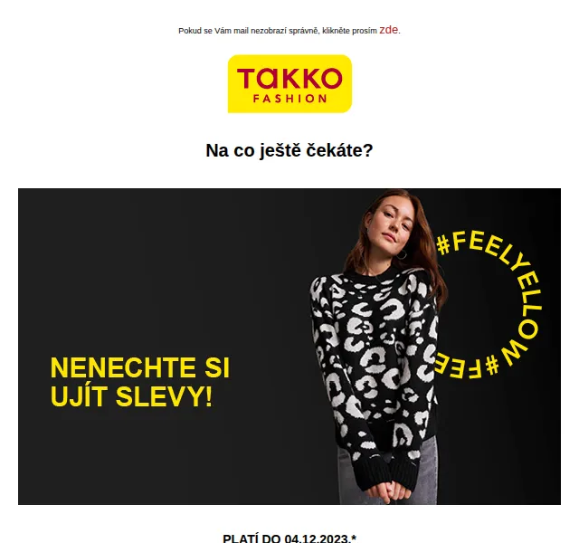 Takko Fashion: Slevy až 30 % a kódy zdarma – červenec 2026 | Nuslet.cz