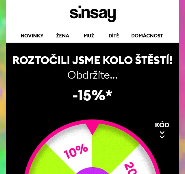 Sinsay: Štěstí přeje připraveným – červen 2026 | Nuslet.cz