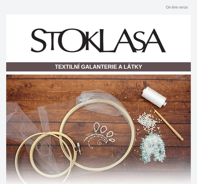 Stoklasa: vychytávky k vyšívání – červen 2026 | Nuslet.cz