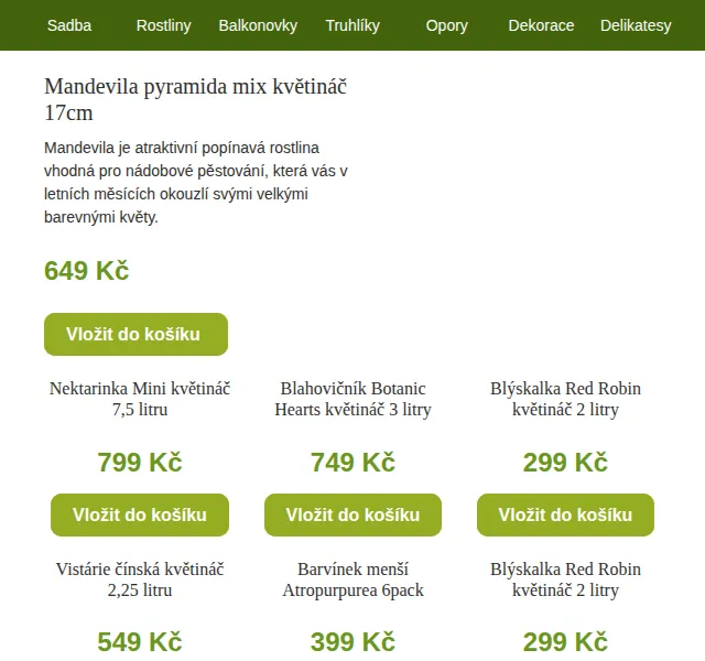 Truhlíkov.cz: Nové rostliny skladem – červen 2026 | Nuslet.cz