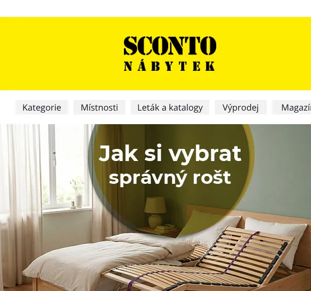 Sconto: Jak vybrat správný rošt – červen 2026 | Nuslet.cz