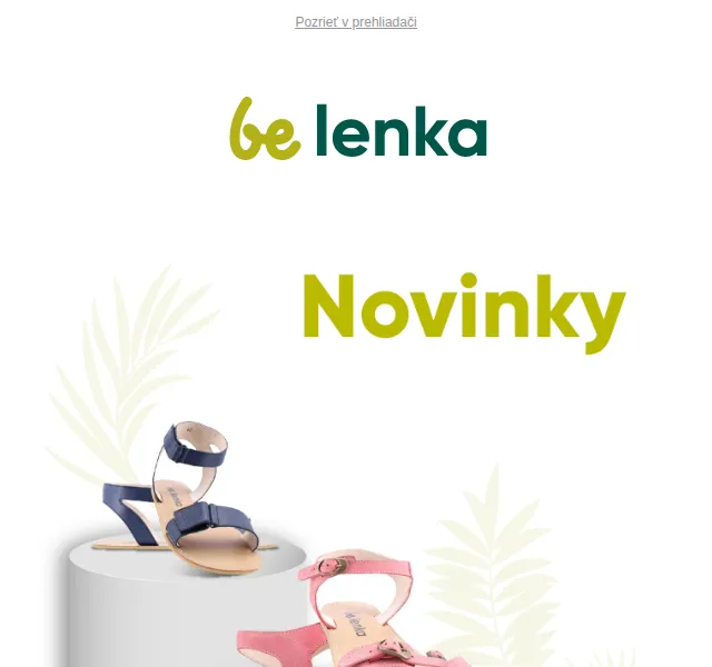 Be Lenka: nové barefoot sandály CLAIRE a IRIS – červen 2026 | Nuslet.cz