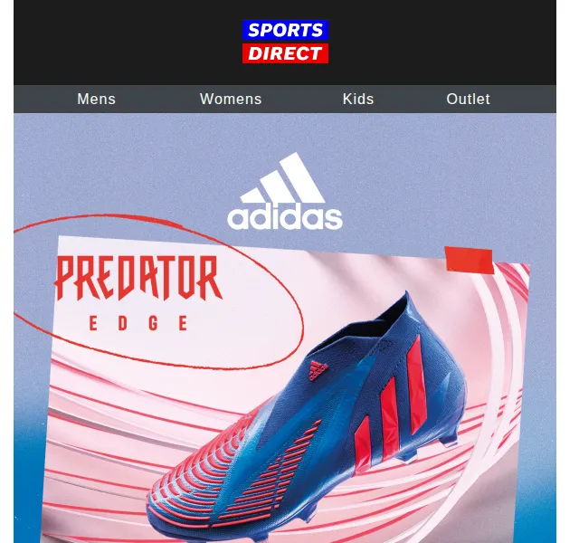 Sportsdirect.com: Adidas Predator Edge Sapphire – červenec 2026 | Nuslet.cz