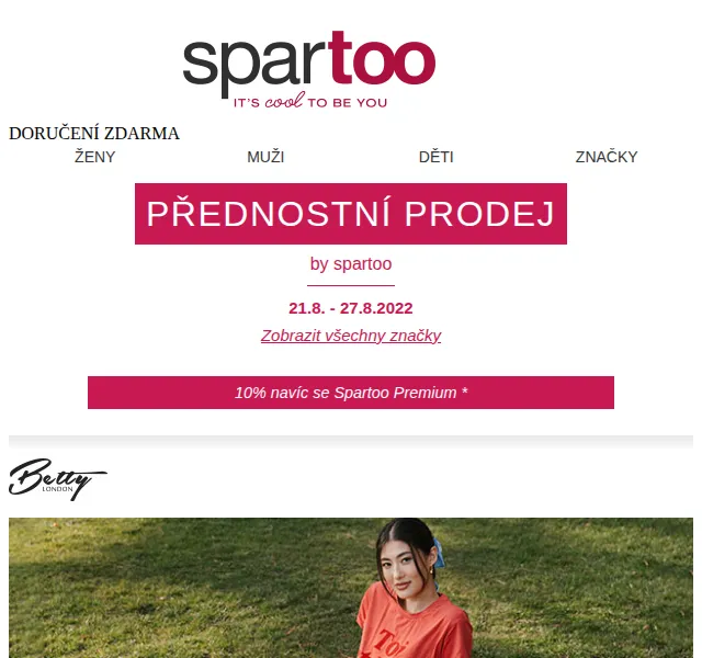 Spartoo: Doručení zdarma a slevy až -75 % – červen 2026 | Nuslet.cz