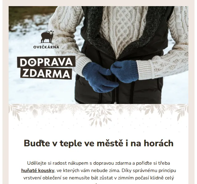 Ovečkárna: Doprava zdarma a vlněné kousky – červen 2026 | Nuslet.cz