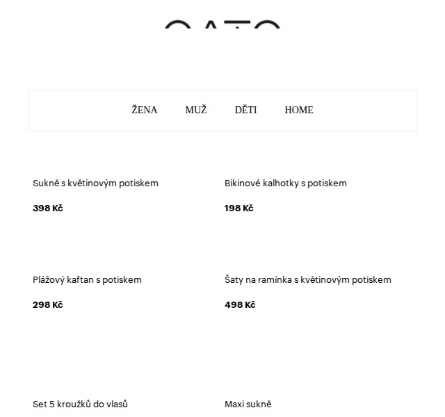 gate.shop: letní kolekce od 48 Kč – červenec 2026 | Nuslet.cz