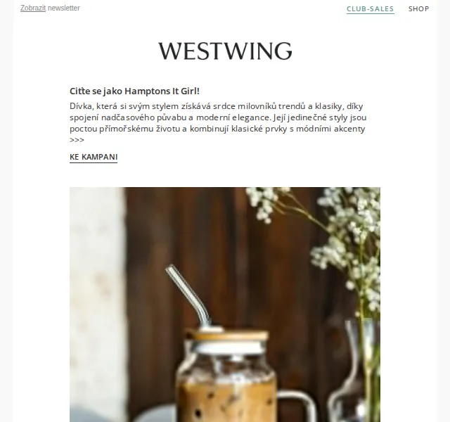 Westwing: Hamptons It Girl & Vialli Design – červenec 2026 | Nuslet.cz