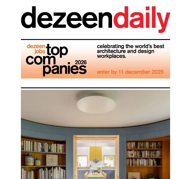 Dezeen Daily: Architektonické novinky červen 2026 | Nuslet.cz