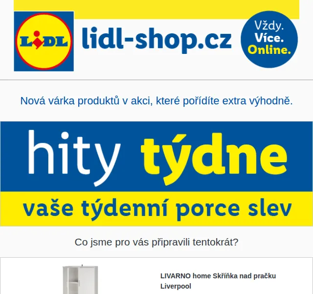 Lidl: Pondělní hity týdne se slevou až 44 % – červen 2026 | Nuslet.cz