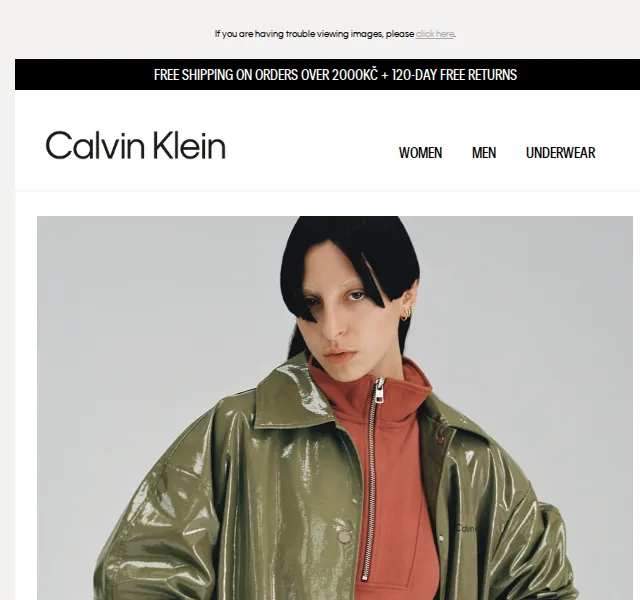 Calvin Klein: sleva 10 % na vybrané kousky – červen 2026 | Nuslet.cz