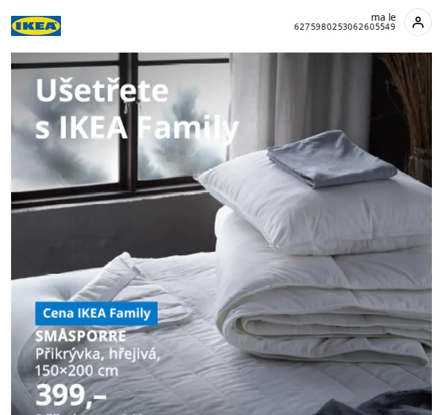 Ikea: Záříjové slevy IKEA Family až 33 % – červen 2026 | Nuslet.cz