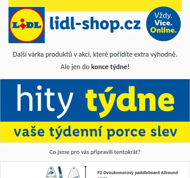 Lidl: Víkendové hity slev až 46 % – červen 2026 | Nuslet.cz
