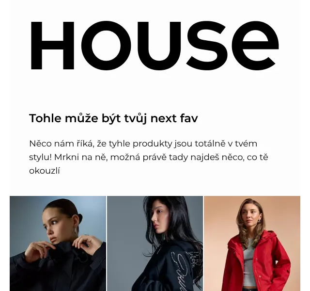 HOUSE: Slevový kód na oblíbené kolekce – září 2026