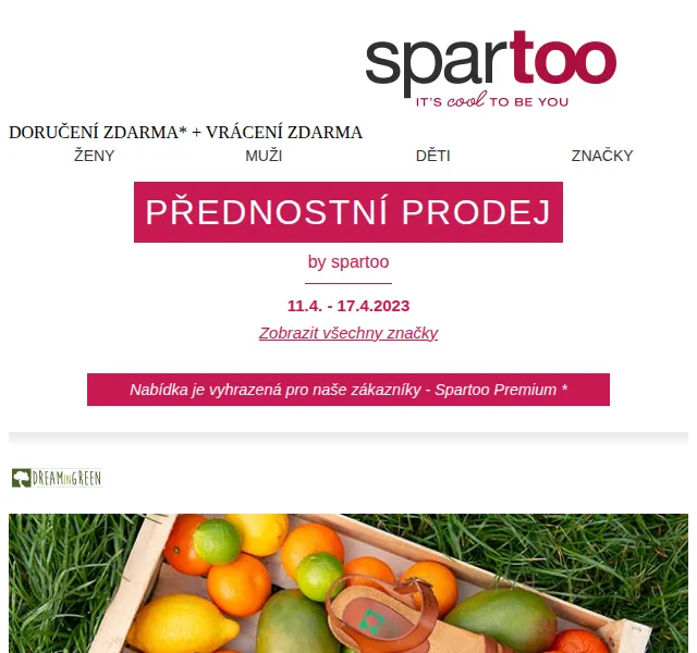 Spartoo: Slevy až -50 % na Dream in Green, S.Oliver, Name it, LANCASTER a Mjoll – červenec 2026 | Nuslet.cz