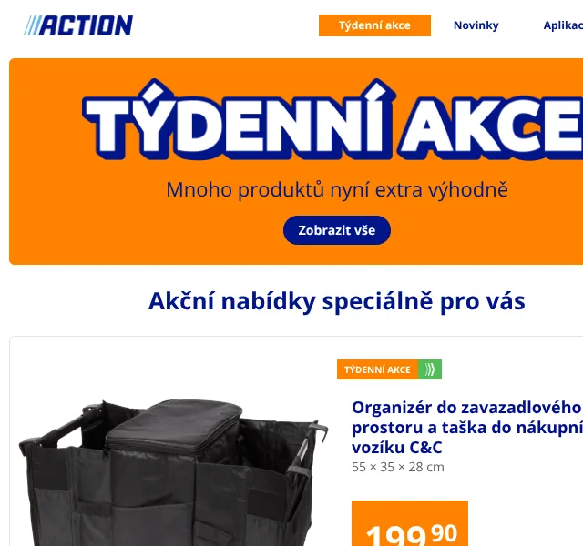 Action: Týdenní akce od 199 Kč – Červenec 2026 | Nuslet.cz