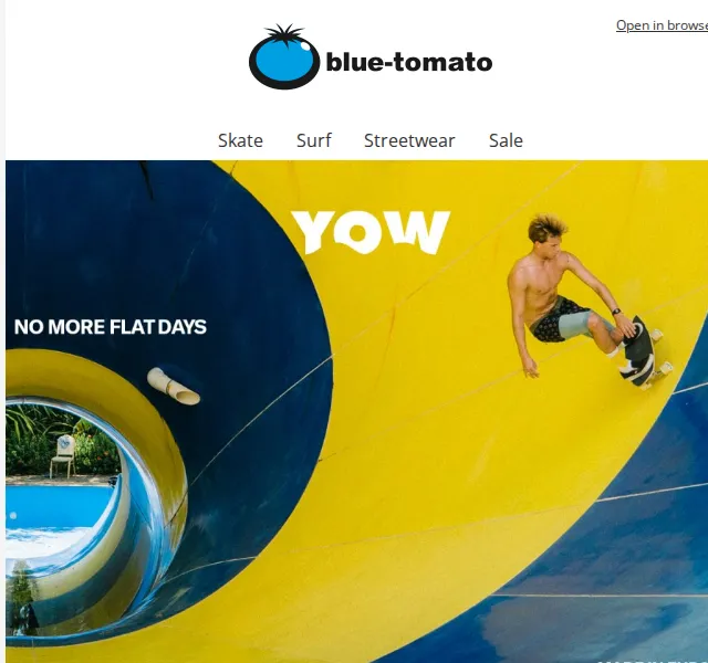 BLUE TOMATO: YOW surfskates & cruisers – červen 2026 | Nuslet.cz