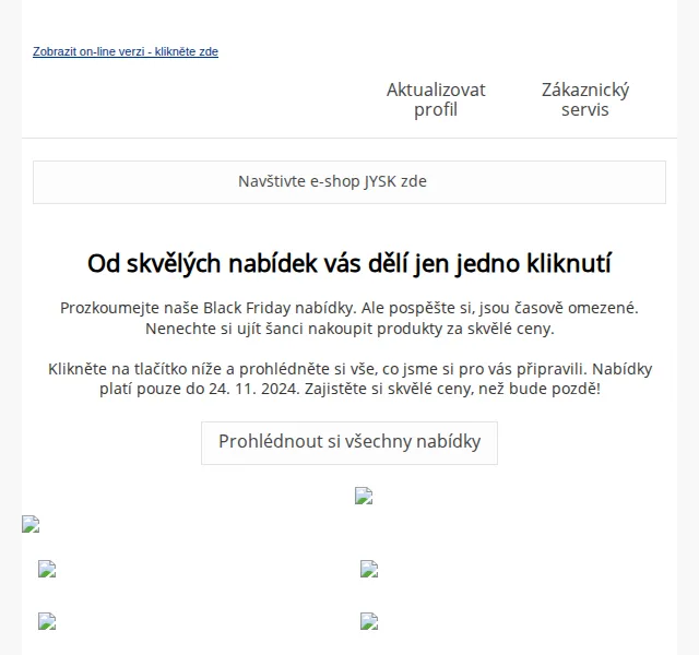 JYSK: Black Friday nabídky – červen 2026 | Nuslet.cz