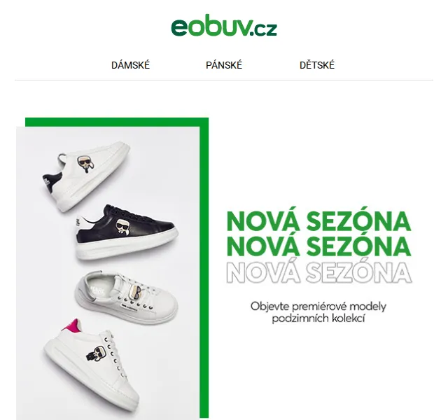eobuv.cz: Extra -25% na podzimní kolekci – červen 2026 | Nuslet.cz