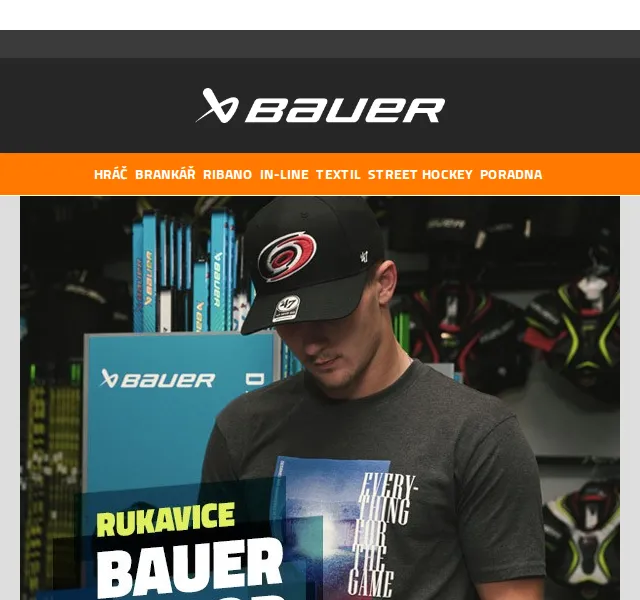 Bauer Hockey Česko: rukavice Vapor Hyperlite 265 g – červen 2026 | Nuslet.cz