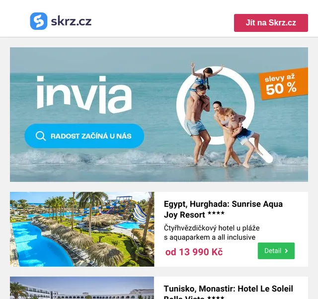 Vánoce na Skrz: dovolená s aquaparkem – červen 2026 | Nuslet.cz