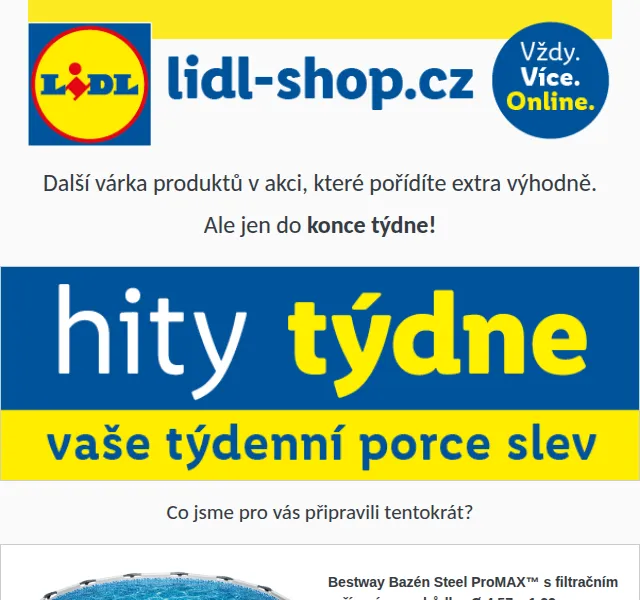 Lidl: Víkendové hity slev až 57 % – červen 2026 | Nuslet.cz