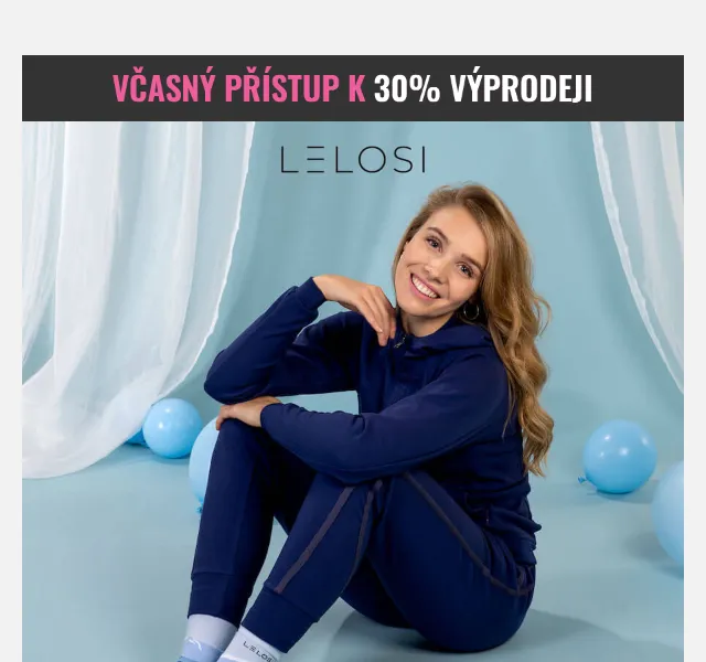 LELOSI: 30% sleva na teplákové soupravy a mikiny – březen 2026 | Nuslet.cz