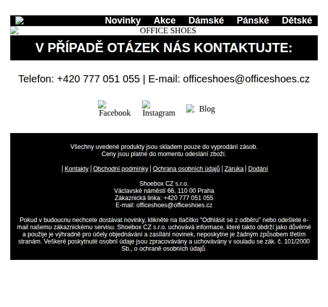 Office Shoes: Black is Back – červen 2026 | Nuslet.cz