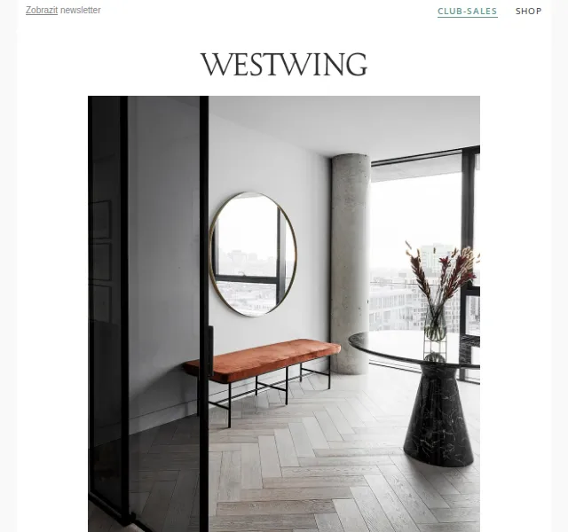 Westwing: Brutalism goes soft – Nábytek a dekorace do 70 % – červenec 2026 | Nuslet.cz