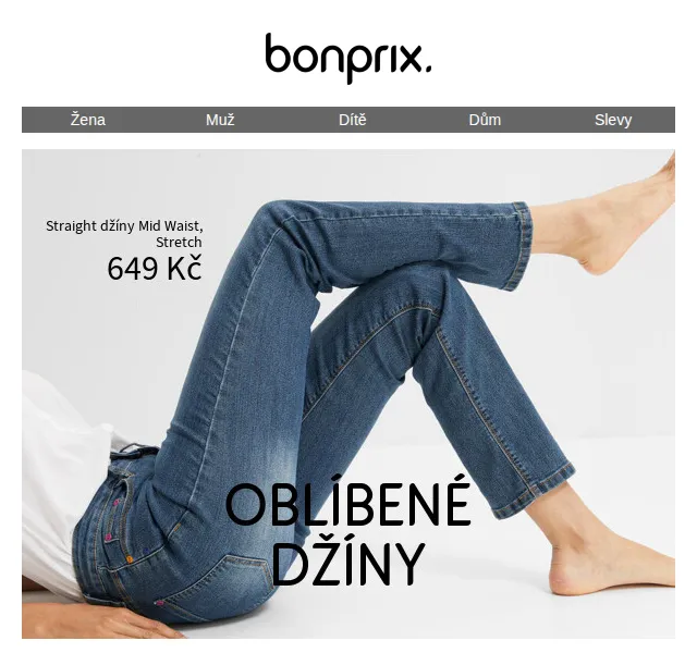 Bonprix: oblíbené džíny – červenec 2026 | Nuslet.cz