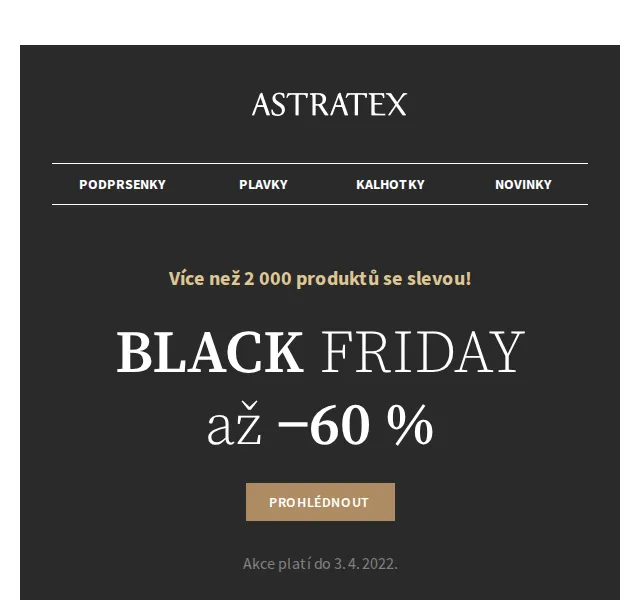 Astratex.cz: Black Friday −60 % a doprava zdarma – červen 2026 | Nuslet.cz