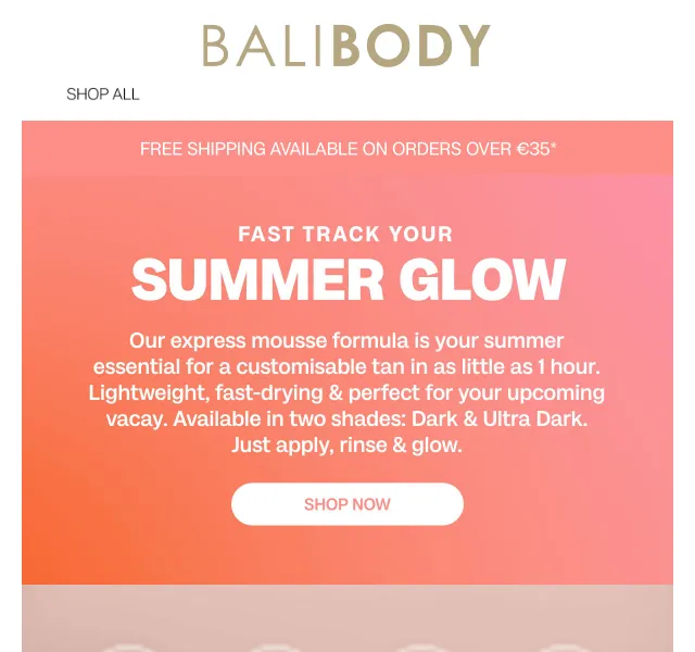 Bali Body: Express Mousse – červenec 2026 | Nuslet.cz